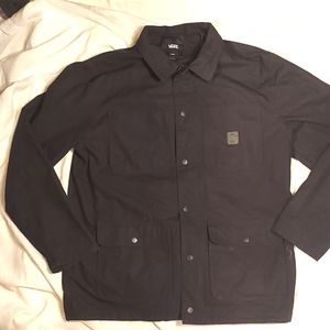 Vans invisible hood black jacket
